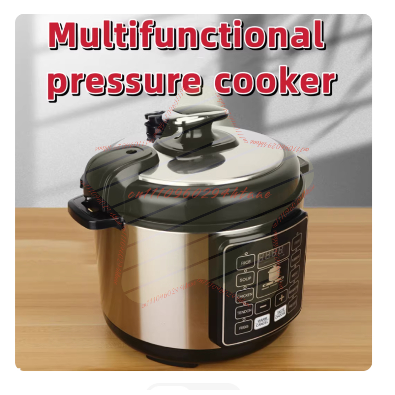 Rice Cooker - قدر ضغط كهربائي سعة 6 لتر،