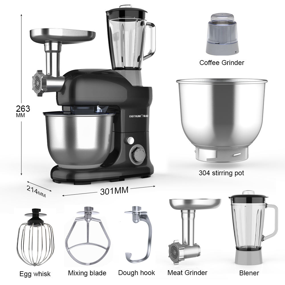 خلاط قوي ومحضر طعام للاستخدام  - مراجعة Stand Mixer وسعره