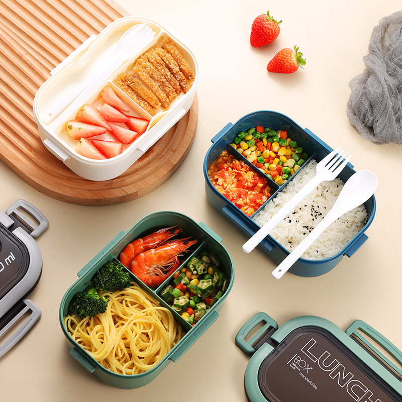 صندوق غداء مزدوج الطبقة للطلاب - مراجعة Microwave Oven وسعره