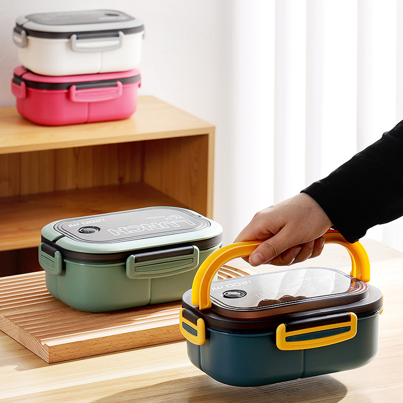 صندوق غداء مزدوج الطبقة للطلاب - مراجعة Microwave Oven وسعره
