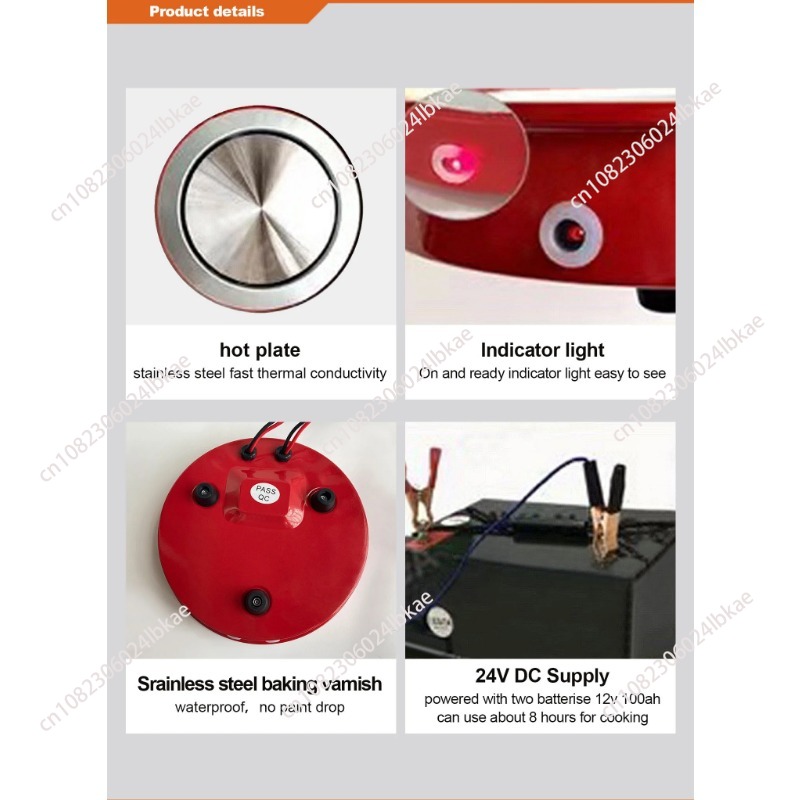 موقد حثي شمسي كهربائي شائع 12  - مراجعة Induction Cooker وسعره