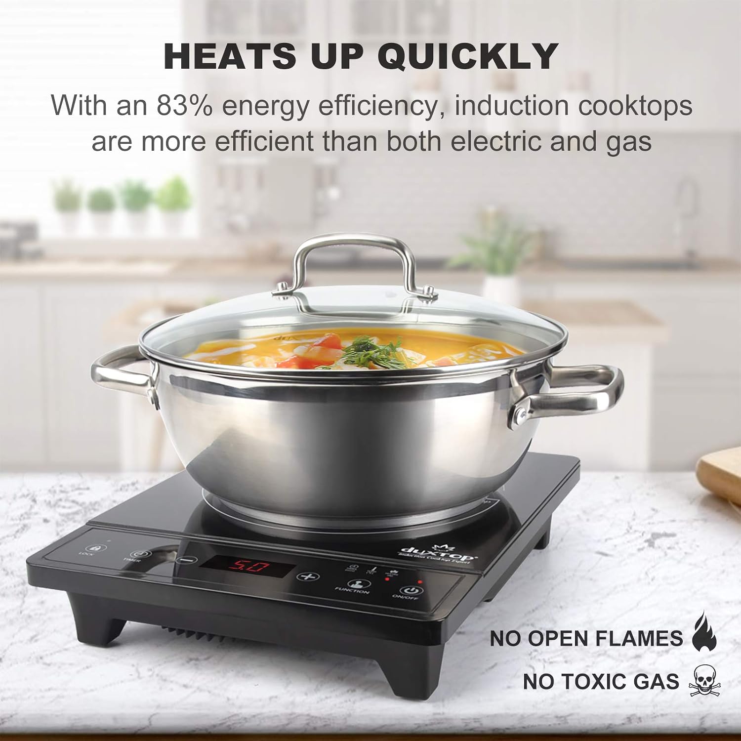 موقد حثي محمول، موقد سطح الطاو - مراجعة Induction Cooktop Portable وسعره